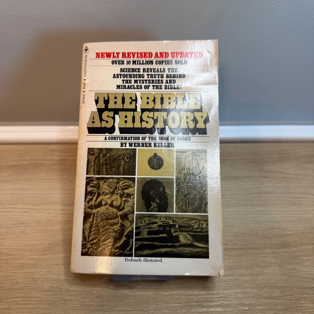 The Bible As History Werner Keller 1982 Revised Paperback Archaeology Book